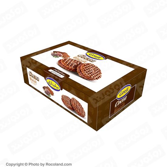 بیسکویت کرمدار کاکائویی پذیرایی 390 گرمی گرجی